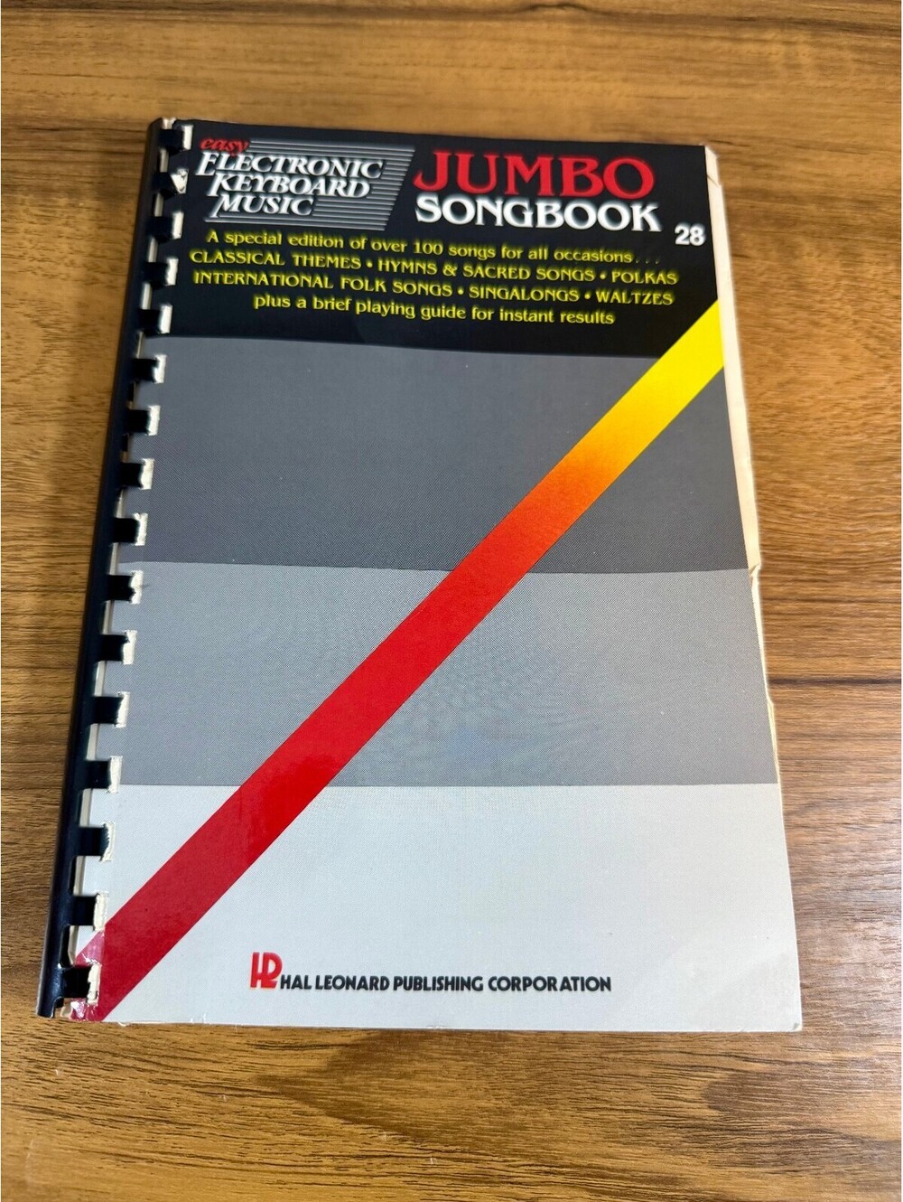Vintage 1975 Hal Leonard Jumbo Songbook #28 Easy Electronic Keyboard Music